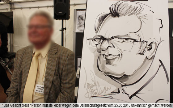 live-karikaturist david mueller salzburg